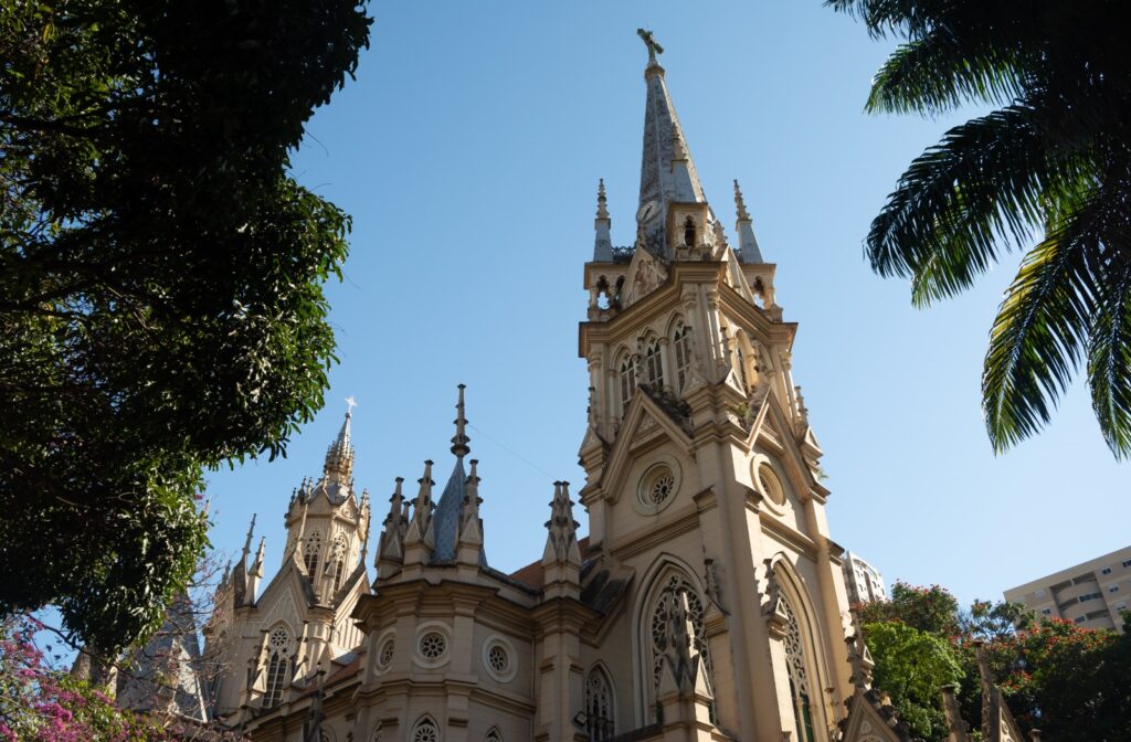 Igreja Nossa Senhora da Boa Viagem, cuja localização pode ser tornar marco zero de Belo Horizonte