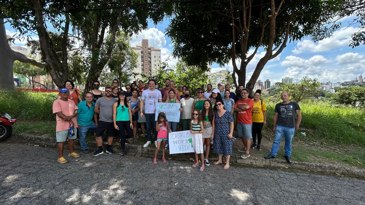 Vereador Sergio Fernando apoia o pedido da população por mais áreas verdes