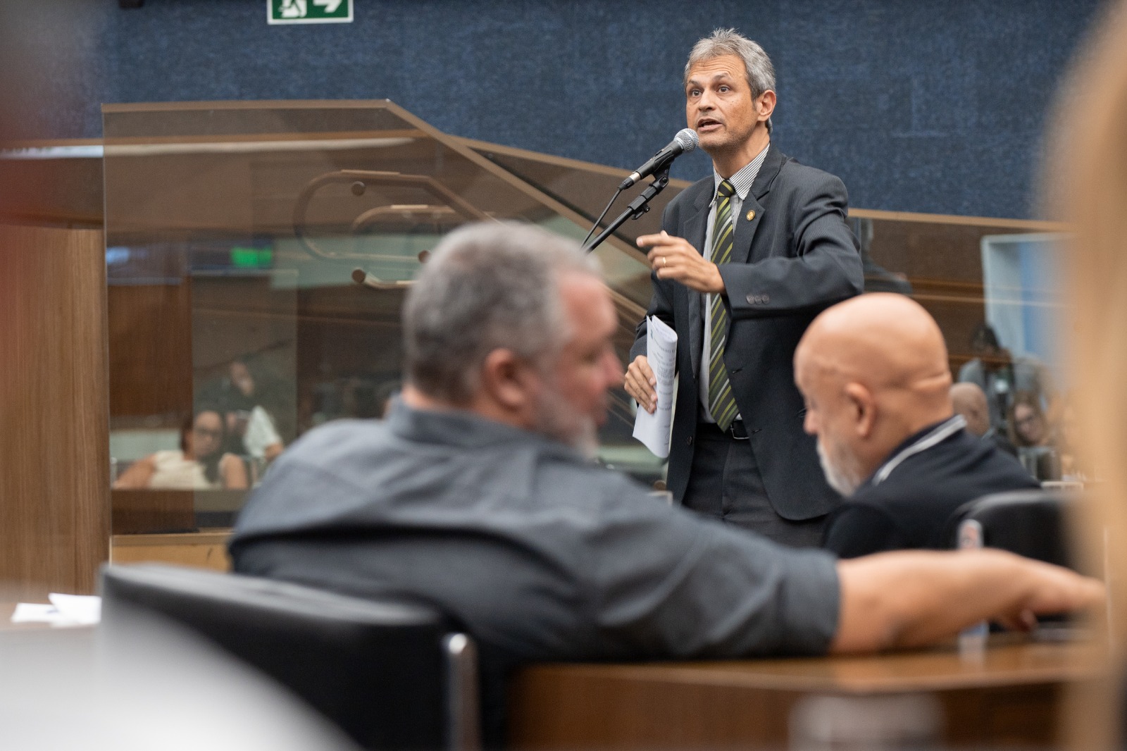 Vereador Sérgio Fernando defende o PL 661-2023 em plenário - maio2024