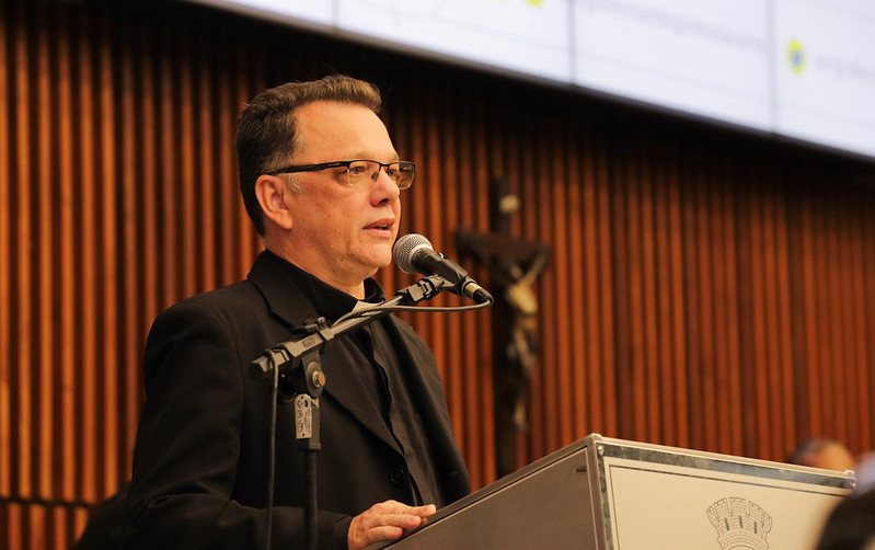 padre Jorge Henrique Rocha - Reunião Especial 80 anos Lar dos Meninos Dom Orione Foto Dara Ribeiro-CMBH